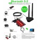 Двухдиапазонный PCI-E Wi-Fi 6 3000Mbps + BT5.2 (Intel AX200) адаптер 2.4G/5Ghz с выносной антенной + Bluetooth 5.2 (PCE-AX200-3000Pro)