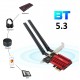 Трехдиапазонный PCI-E Wi-Fi 6E 5374Mbps + BT5.3 (Intel AX210) адаптер 2.4G/5G/6Ghz + Bluetooth 5.3 (HK-PCIE-AX210-R)