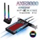 Трехдиапазонный PCI-E Wi-Fi 6E 5374Mbps + BT5.3 Gaming (Intel AX210) адаптер 2.4G/5G/6Ghz с выносной антенной + Bluetooth 5.3 (FV-AXE3000-G)