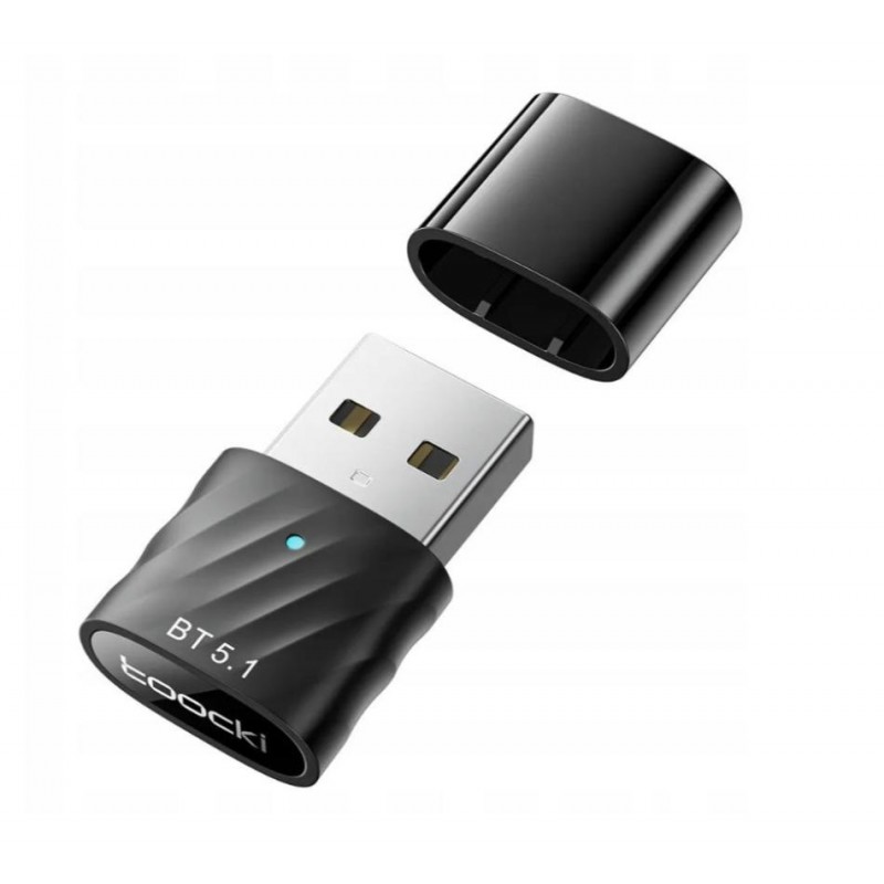 Безпроводной USB Bluetooth адаптер Toocki 5.1 для ПК (USB-BT-5.1-TQ)