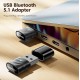 Безпроводной USB Bluetooth адаптер Toocki 5.1 для ПК (USB-BT-5.1-TQ)