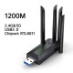 Двухдиапазонный USB 3.0 Wi-Fi 5 (AC) 1200Mbps адаптер 2.4/5GHz з 4 антенами (U3-AC1200-4A)