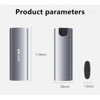 Внешний корпус UTHAI 10 Гбит/с для M.2 SSD NVMe (PCIe) USB 3.1 Type-C (U-NVMe-10Gbps)