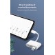 Переходник для Type-C на USB и SD/TF Card Reader адаптер для USB-C на флешку и SD TF картридер кабель (Type-C-TF-SD-USBw)