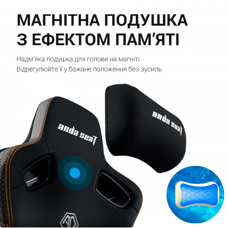 Крісло ігрове Anda Seat Kaiser 3 Pro Fabric Black Size XL