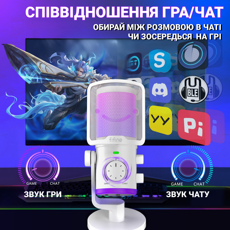 USB мікрофон Fifine TAM6W