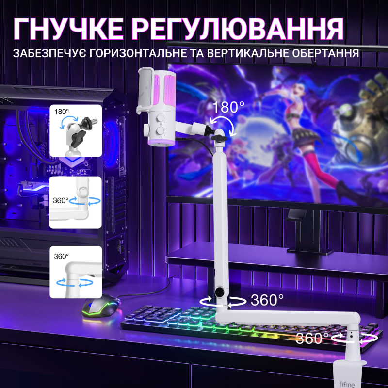 USB мікрофон Fifine TAM6W