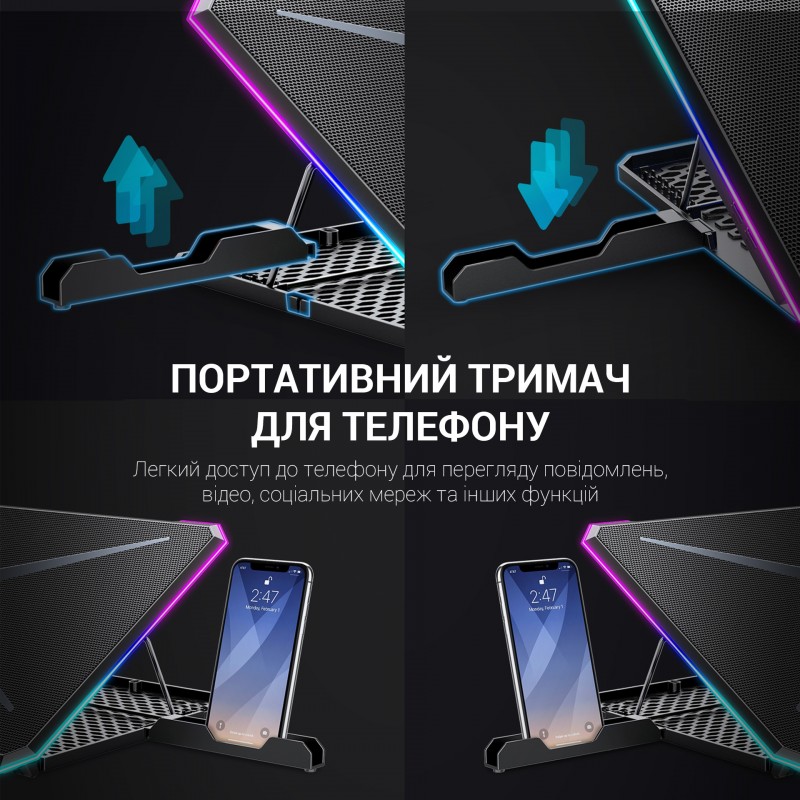 Підставка для охолодження ноутбука GamePro (CP940)