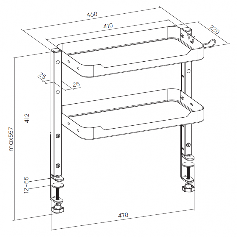 Настільний органайзер OfficePro DO800B