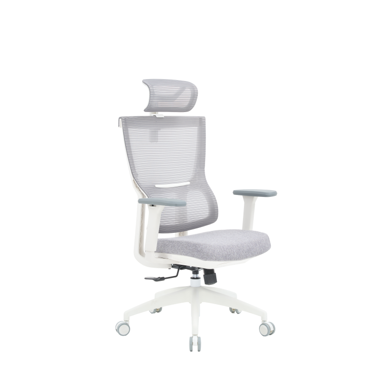 Крісло офісне OfficePro Elegant OC600-W-LG-LG