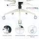 Крісло офісне OfficePro Skyline OC750-W-LG-LG