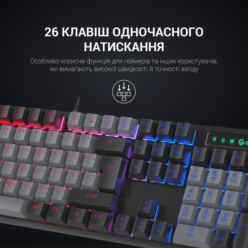 Клавіатура механічна GamePro MK105B