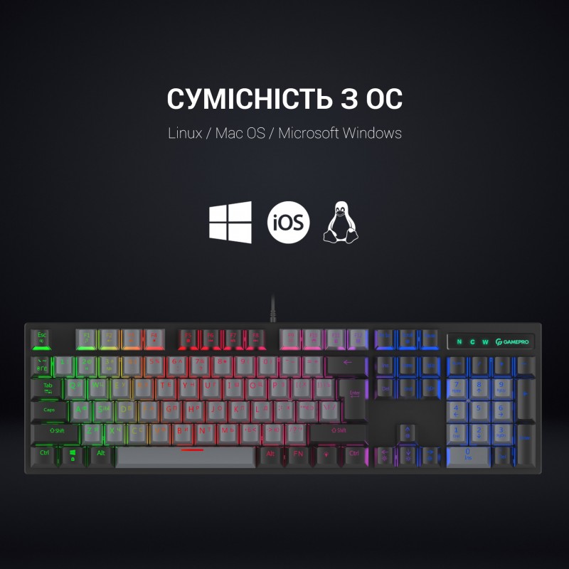 Клавіатура механічна GamePro MK105B