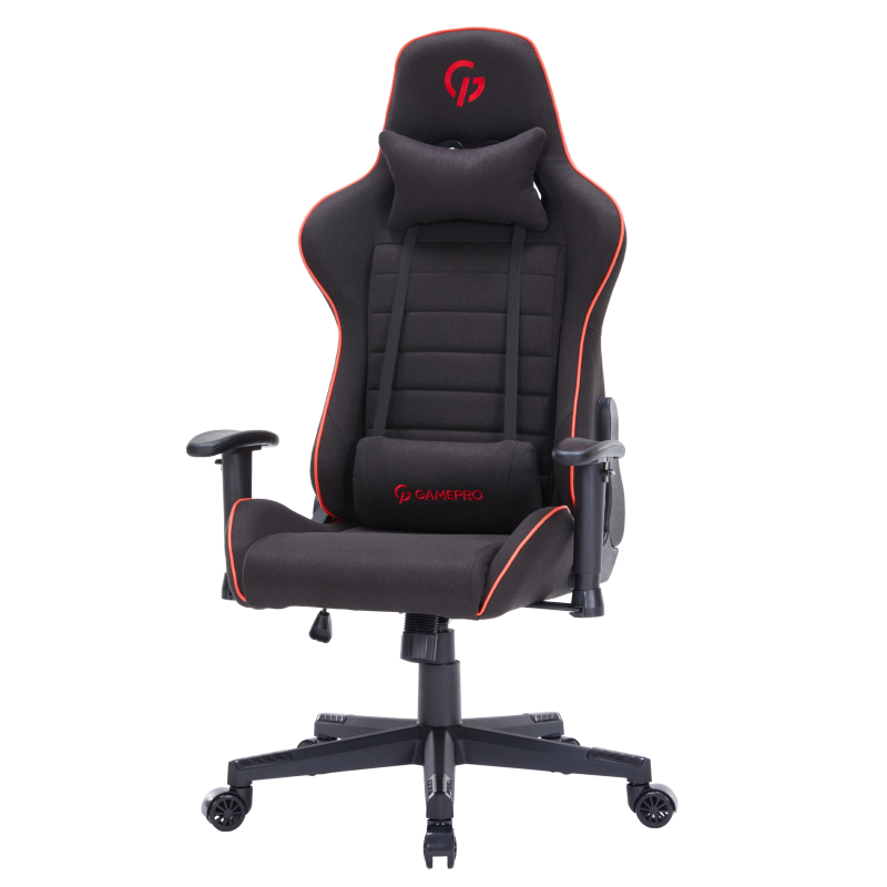 Крісло ігрове GamePro GC575FB Fabric Black&Red