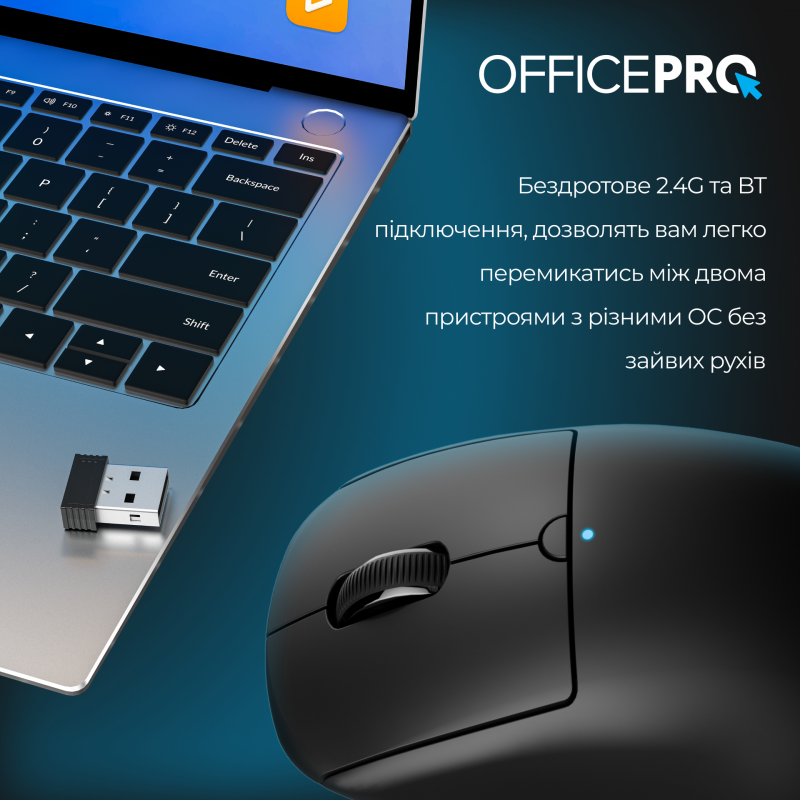 Миша OfficePro M307B Wireless