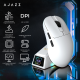 Ігрова бездротова миша Ajazz  AJ179 APEX -3 Mod-White-3950-8K Charging Dock