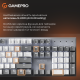 Дротова механічна клавіатура GamePro Genesis Metallic (MK144G) 100% Red switches