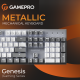 Дротова механічна клавіатура GamePro Genesis Metallic (MK144G) 100% Red switches