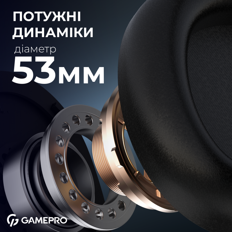Бездротова ігрова гарнітура GamePro Asgard Freya Pro (HSW201B)