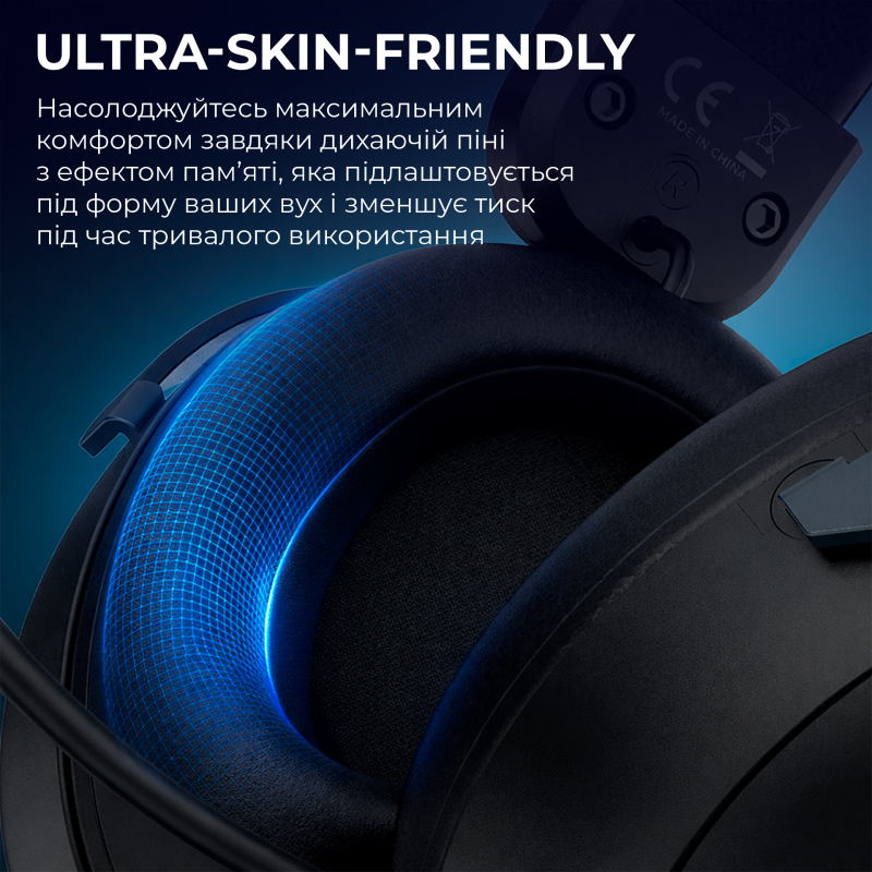 Бездротова ігрова гарнітура GamePro Asgard Freya Pro (HSW201B)