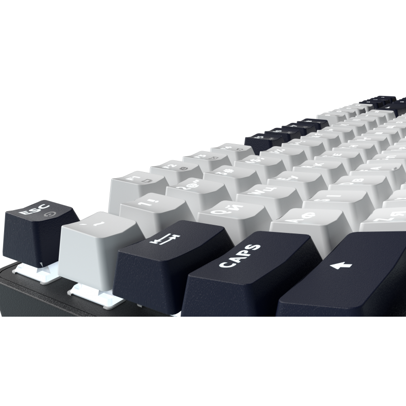 Дротова механічна клавіатура GamePro Genesis Metallic (MK110B) 87% Red switches