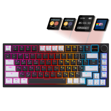 Бездротова механічна клавіатура GamePro Asgard Valhalla Pro (MK160B-D-Pro) 75% Rainy switches