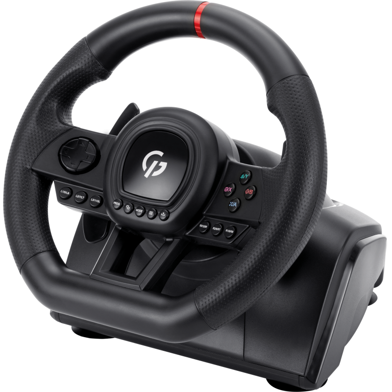 Ігрове кермо GamePro RW038PM з педалями та коробкою передач PC/XBOX360/XBOXONE/SWITCH/PS3/PS4