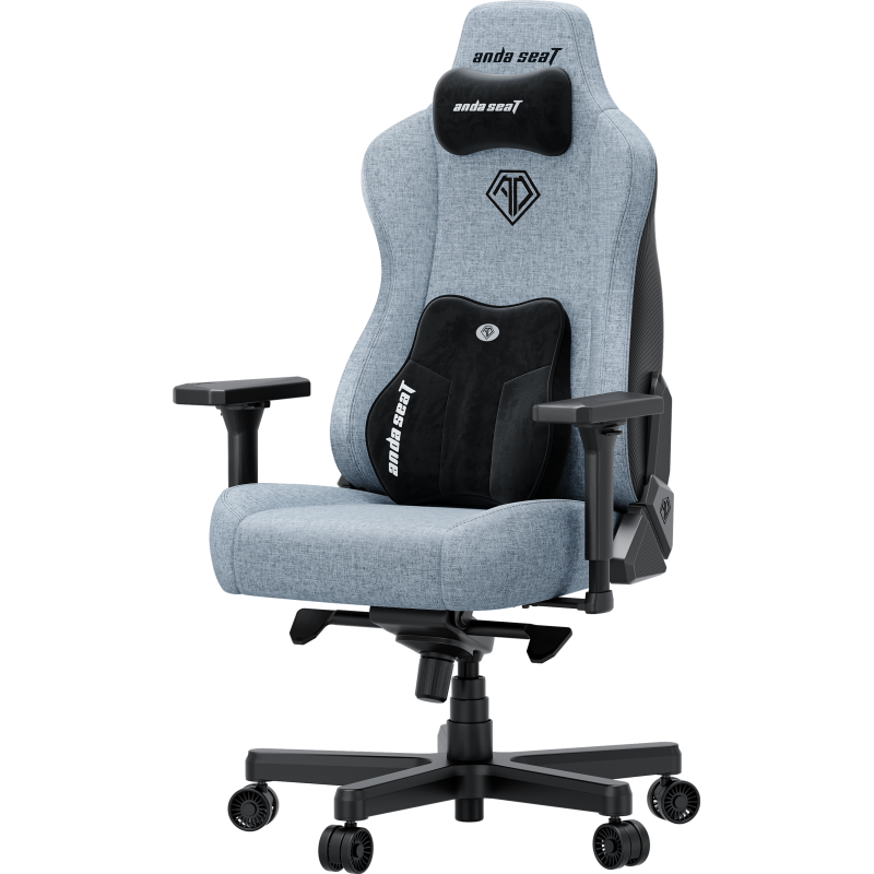 Крісло ігрове Anda Seat Kaiser 3E XL Gray Blue Fabric