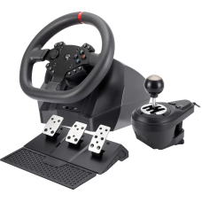 Ігрове кермо GamePro RW575PM з педалями та коробкою передач XBOX ONE/PS4/PS3/PC/SWITCH