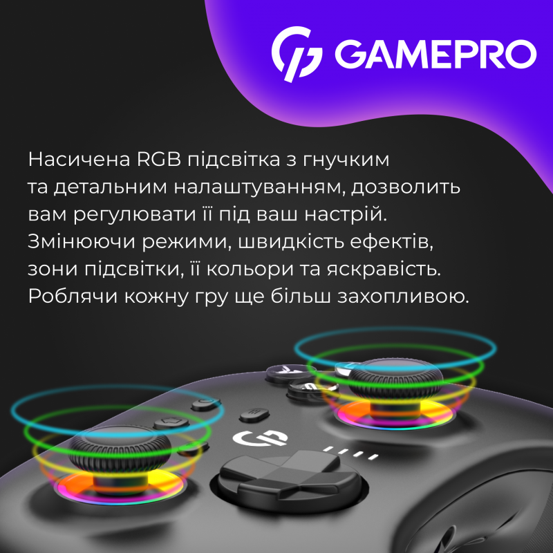 Бездротовий геймпад GamePro GPX13BDOC
