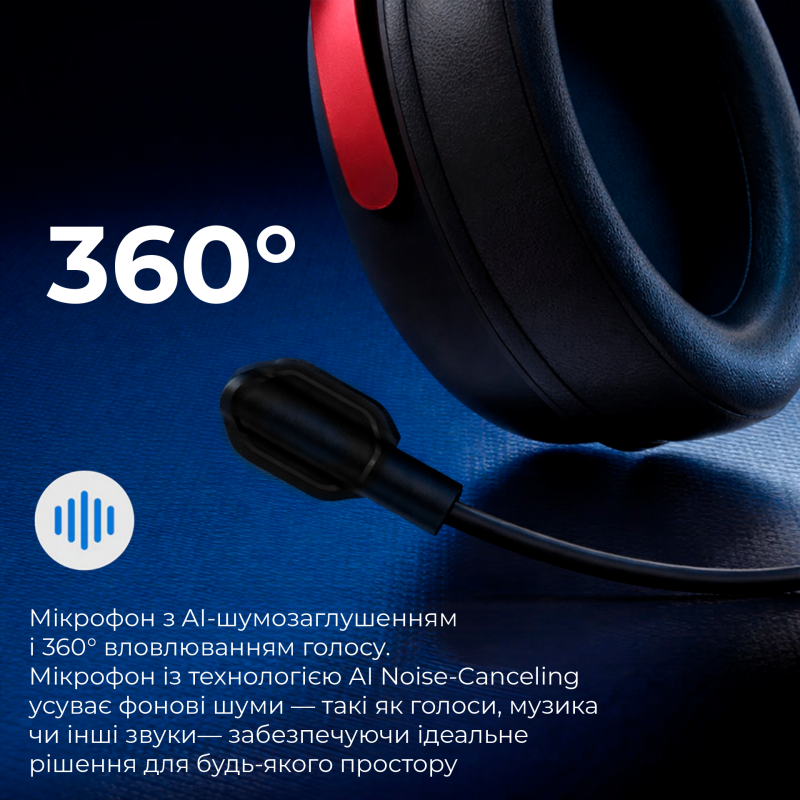 Бездротова ігрова гарнітура GamePro Asgard Freya Pro (HSW201BR)