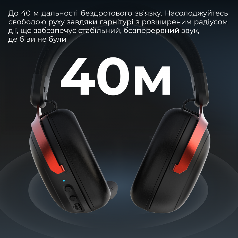 Бездротова ігрова гарнітура GamePro Asgard Freya Pro (HSW201BR)