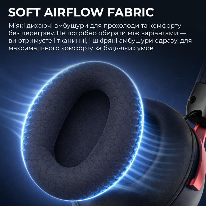 Бездротова ігрова гарнітура GamePro Asgard Freya Pro (HSW201BR)