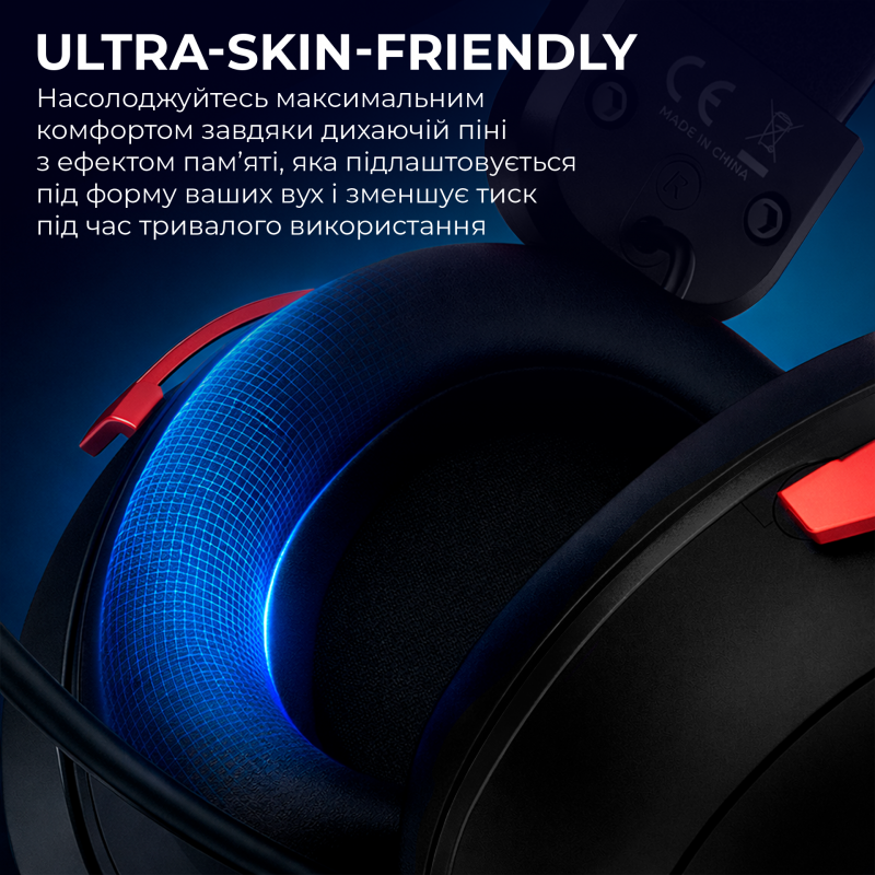 Бездротова ігрова гарнітура GamePro Asgard Freya Pro (HSW201BR)