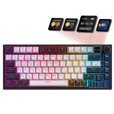 Бездротова механічна клавіатура GamePro Asgard Valhalla Pro (MK160W-D-Pro) 75% Rainy switches