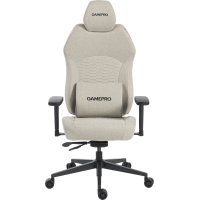 Крісло ігрове GamePro GC760LG Fabric Light Gray