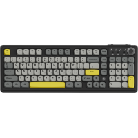 Бездротова клавіатура Ajazz AF98 PLUS Black Gray Yellow (AF98-PLUS-BGY)
