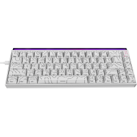 Дротова механічна клавіатура Ajazz NK68 Red switches Side Contour White (NK68-R-S-W)