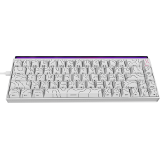 Дротова механічна клавіатура Ajazz NK68 Red switches Side Contour White (NK68-R-S-W)