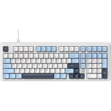 Дротова магнітна клавіатура Ajazz AK980 MAX Magnetic switches Blue White Dark Blue (AK980-MAX-M-BWD)