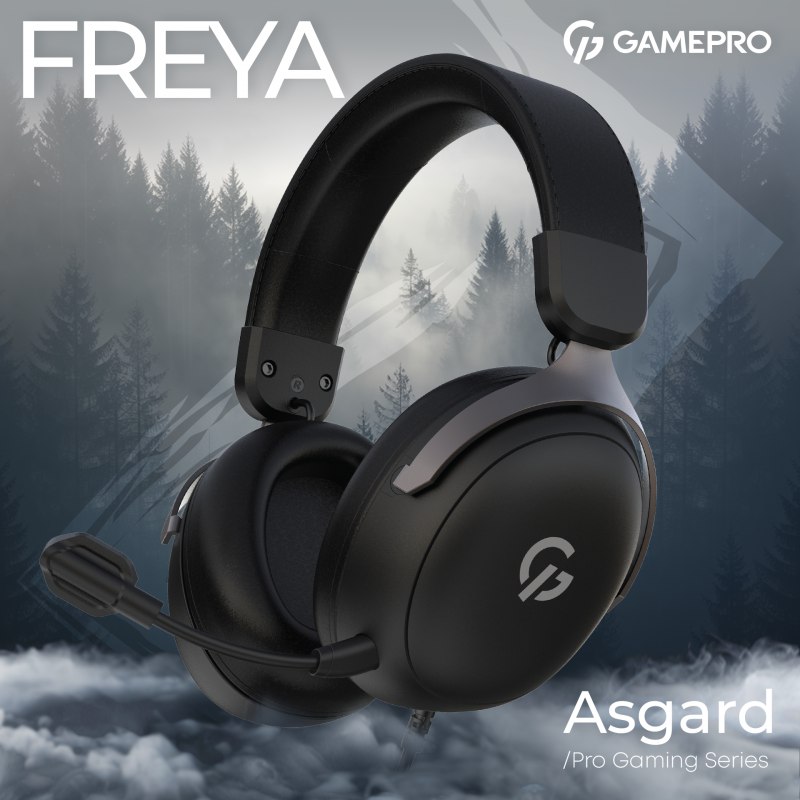 Дротова ігрова гарнітура GamePro Asgard Freya (HS145B)