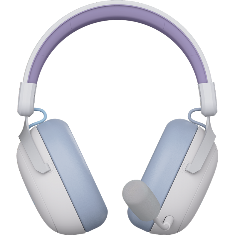 Бездротова ігрова гарнітура Ajazz AHM08 MAX Purple White Blue (AHM08-MAX-PWB)