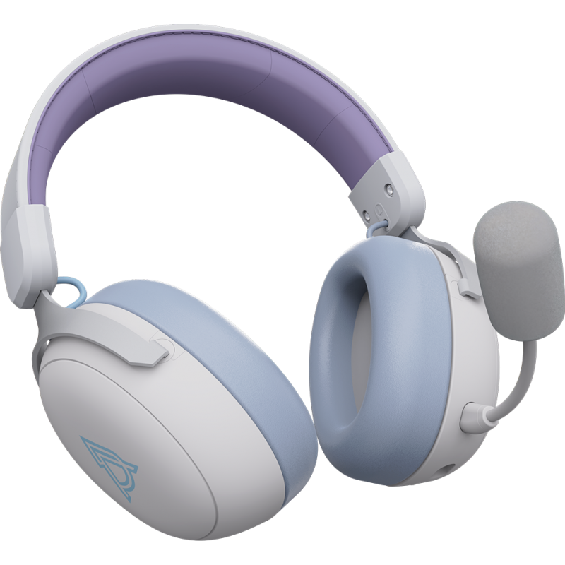 Бездротова ігрова гарнітура Ajazz AHM08 MAX Purple White Blue (AHM08-MAX-PWB)