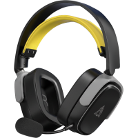 Бездротова ігрова гарнітура Ajazz AHM09 MAX Black Gray Yellow (AHM09-MAX-BGY)