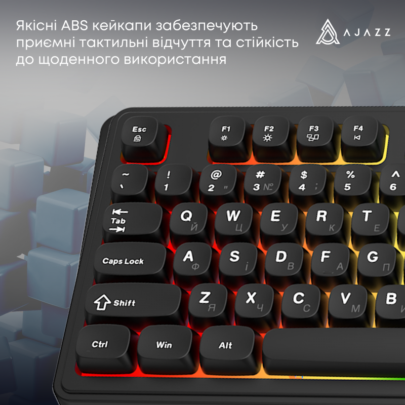 Дротова клавіатура Ajazz AF98 Black (AF98-B)