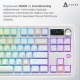 Бездротова механічна клавіатура Ajazz AK870 V2 Side Contour White (AK870-V2-S-W)