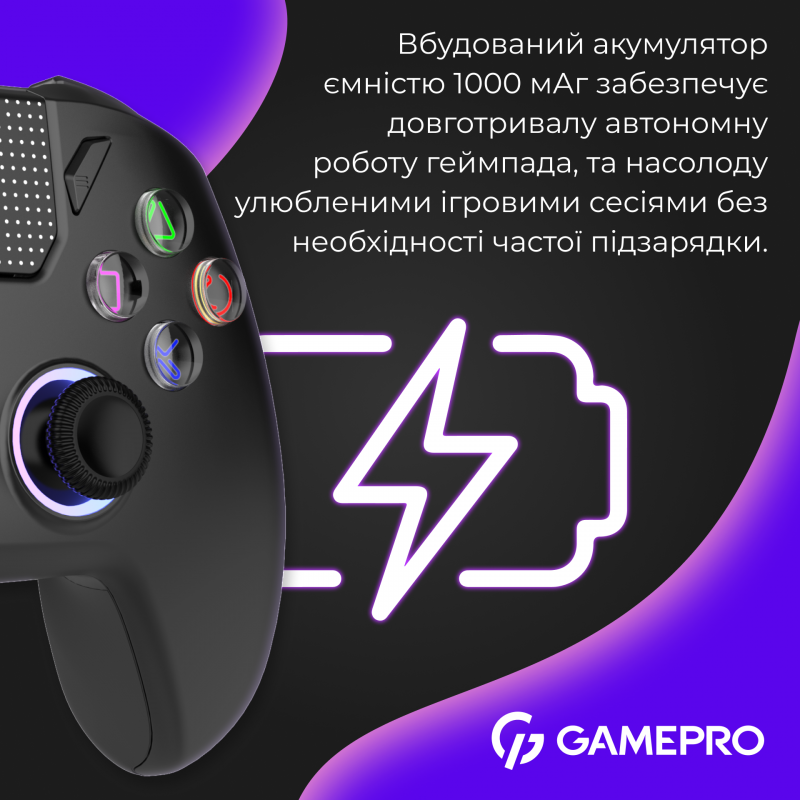 Бездротовий геймпад GamePro GPS20BDOC