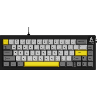 Дротова механічна клавіатура Ajazz AK650 Moon Yellow switches Gray White Yellow (AK650-MY-GWY)