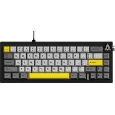 Дротова механічна клавіатура Ajazz AK650 Moon Yellow switches Gray White Yellow (AK650-MY-GWY)