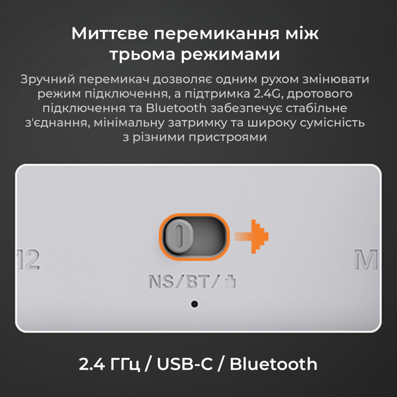 Бездротовий геймпад Ajazz GP100 White (GP100-W)